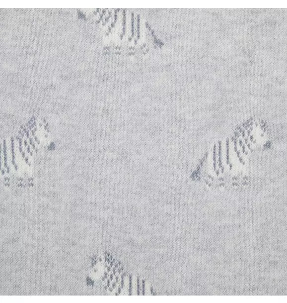 Baby Zebra Knit Romper