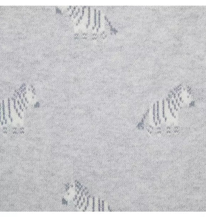 Baby Zebra Knit Romper