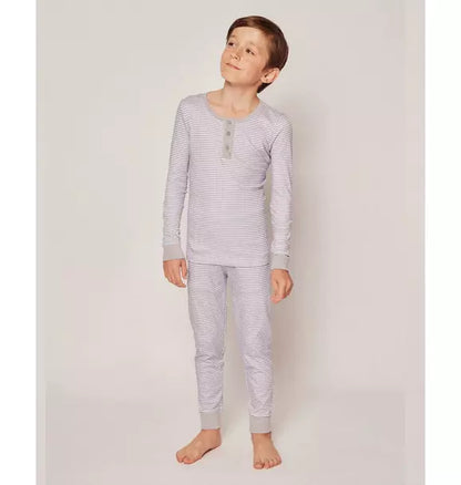Grey Stripes Snug Fit Pajamas