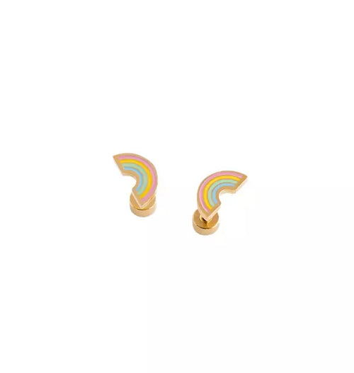 Pastel Rainbow Stud Earrings