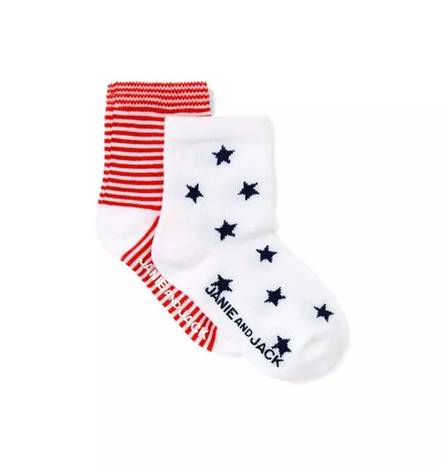 Baby Stars And Stripes Sock 2-Pack