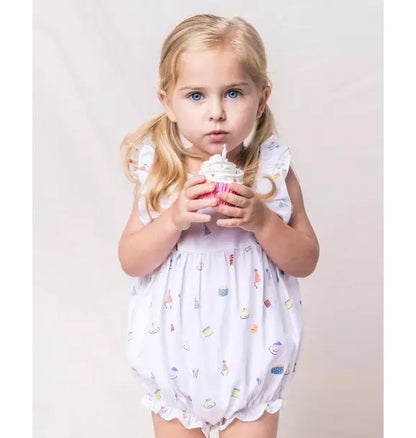 Birthday Wishes Ruffled Romper