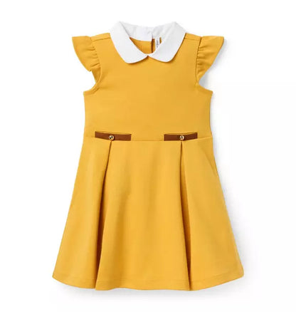 Flutter Sleeve Ponte Dress