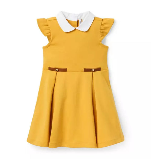 Flutter Sleeve Ponte Dress