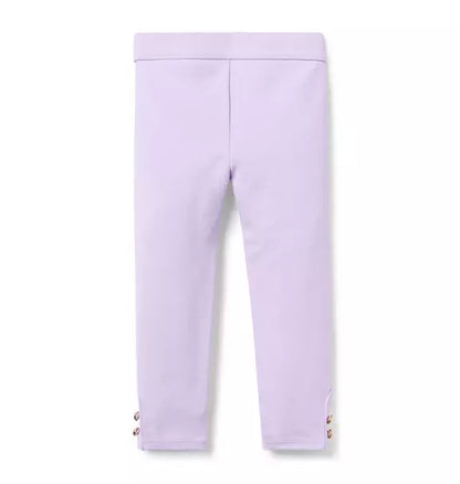 Button Cuff Ponte Pant