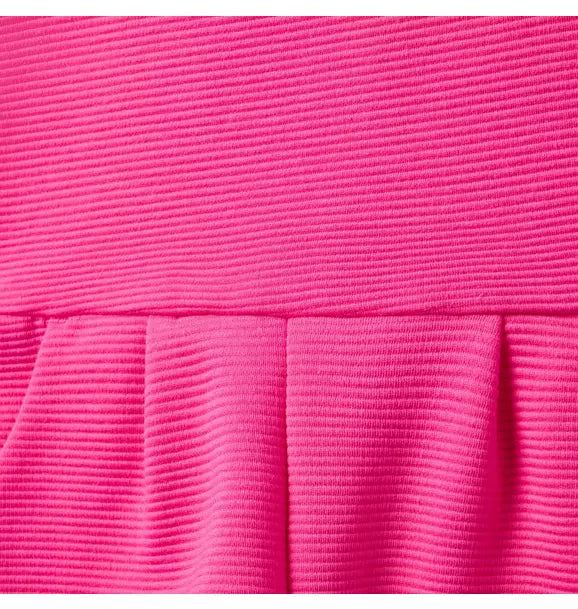 Textured Ruffle Shoulder Romper