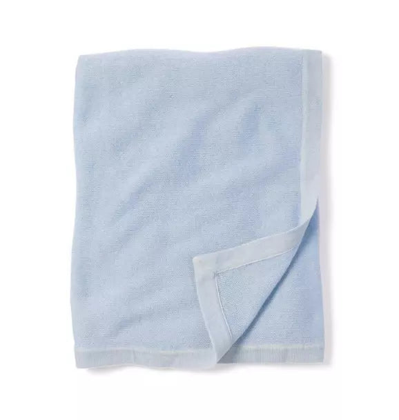 Cashmere Baby Blanket in Blue