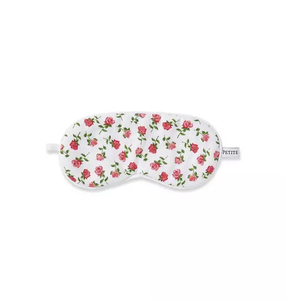 Children's Twill Sleep Mask in Petite Petals