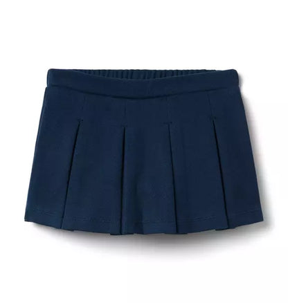 The Pleated Pique Skort