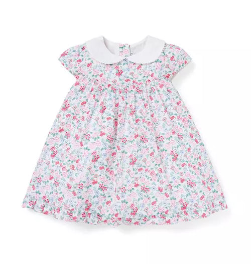 Baby Ditsy Floral Collar Dress