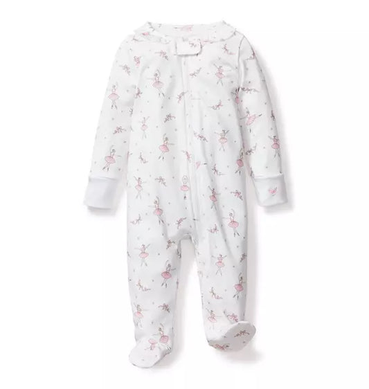 Baby's Pima Romper in Sugar Plum Fairy