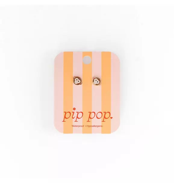 Monkey Stud Earrings