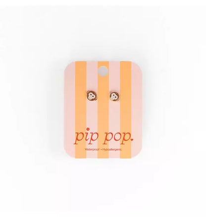 Monkey Stud Earrings