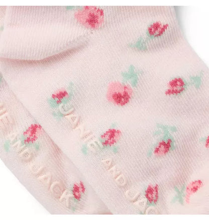 Baby Floral Foldover Sock