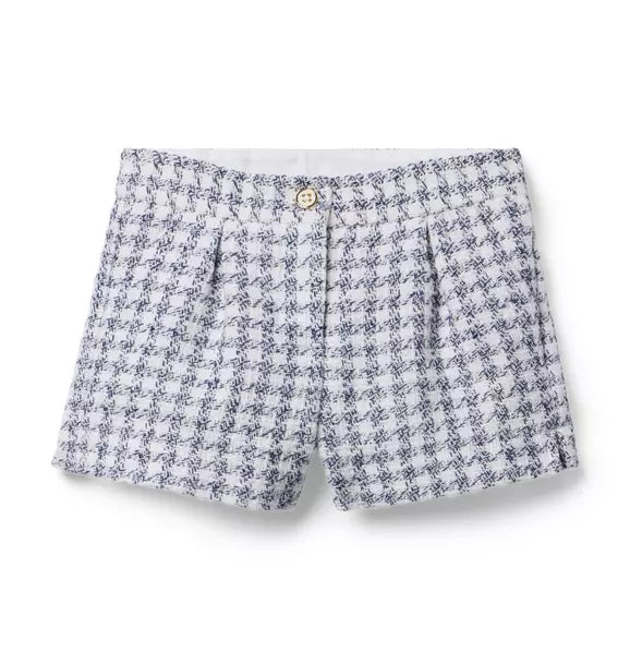 Houndstooth Tweed Short