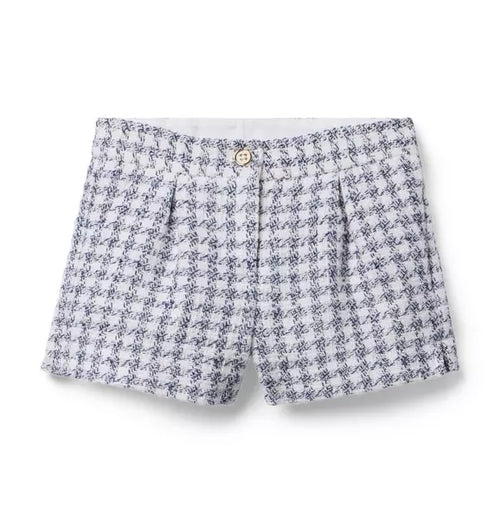 Houndstooth Tweed Short