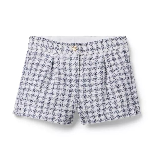 Houndstooth Tweed Short
