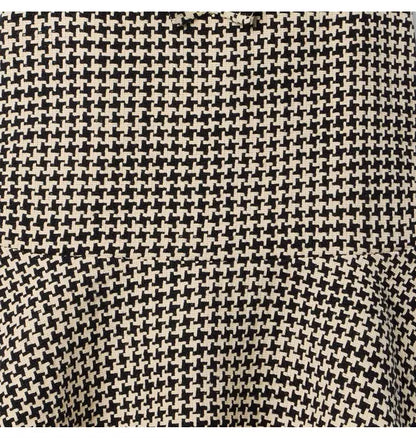 Houndstooth Tweed Dropwaist Dress