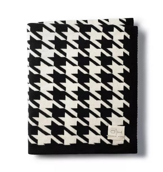 Houndstooth Throw