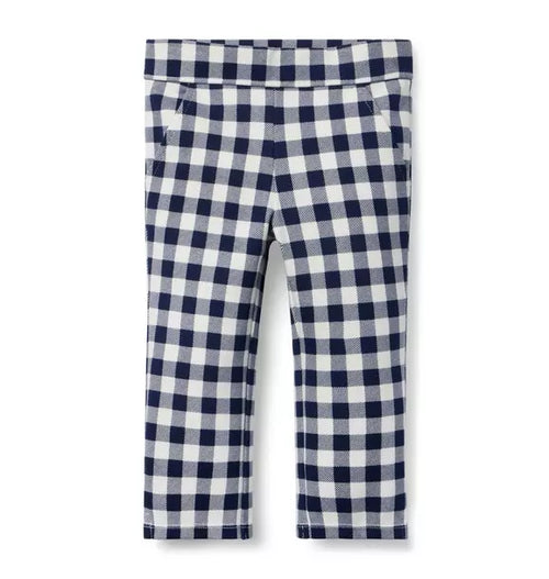 Gingham Ponte Pant