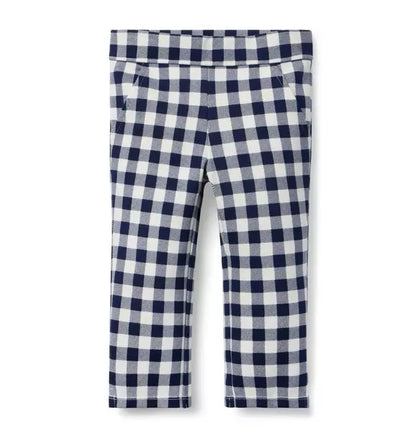 Gingham Ponte Pant