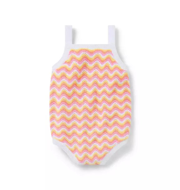 Serena Williams x Janie and Jack Crochet Court Baby Romper