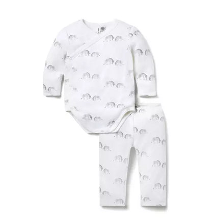 Baby Zebra Wrap Matching Set