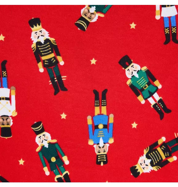 Baby Good Night Footed Pajama In Holiday Nutcracker