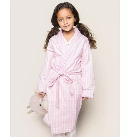 Pink Gingham Robe