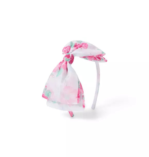 Floral Bow Headband