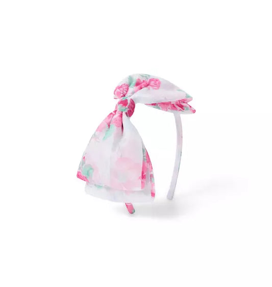 Floral Bow Headband
