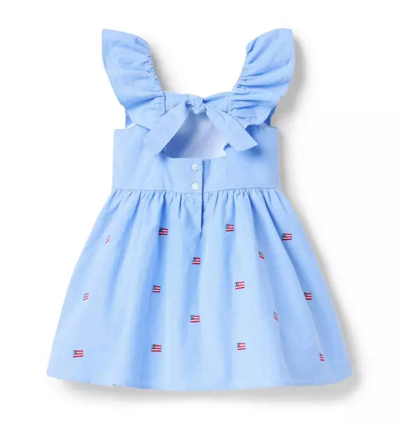 Embroidered Flag Dress