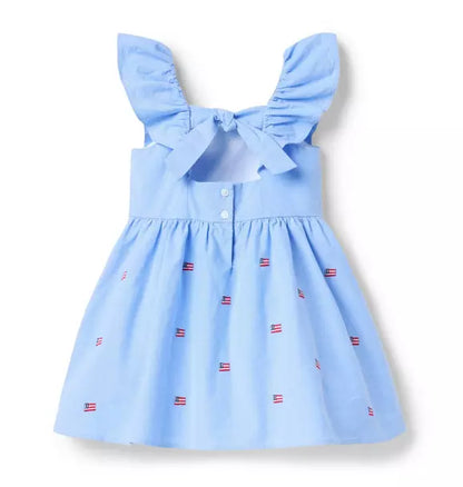 Embroidered Flag Dress