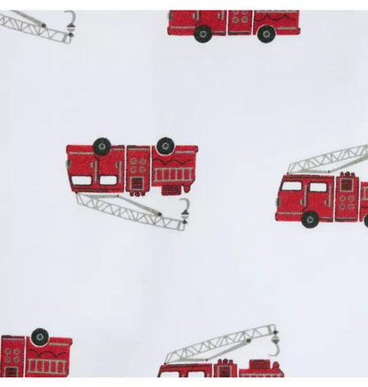Baby Good Night Footed Pajama In Fire Truck