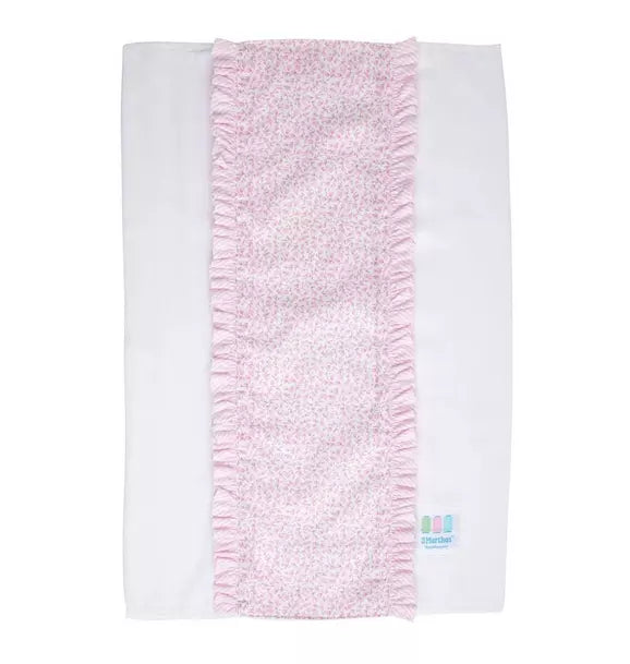 Ballet Floral Fancy Fabric Burp Coth