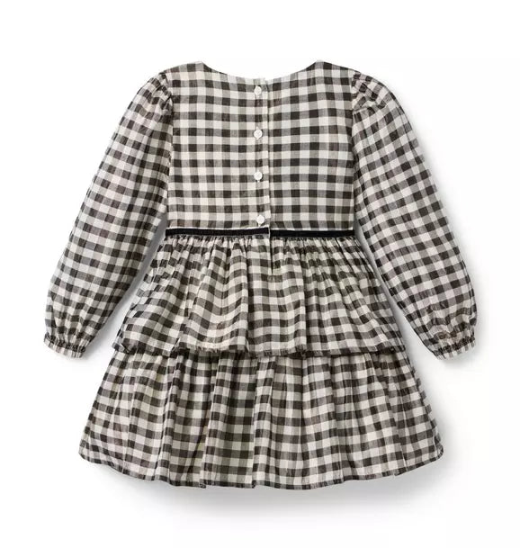 Gingham Shimmer Dress