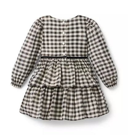 Gingham Shimmer Dress