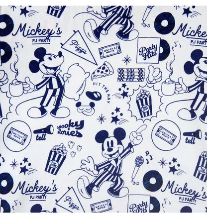 Good Night Short Pajama In Disney Mickey Mouse Sleepover