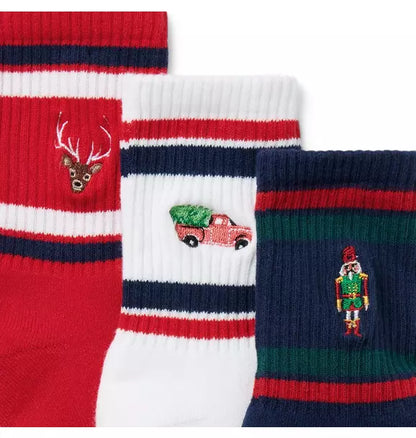 Holiday Icon Crew Sock 3-Pack