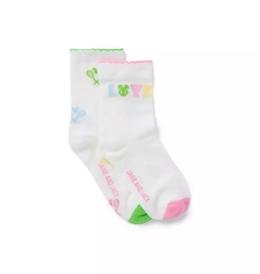 Disney Mickey Mouse Tennis Sock 2-Pack