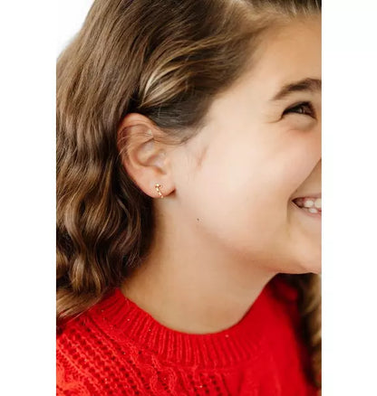 Candy Cane Stud Earrings