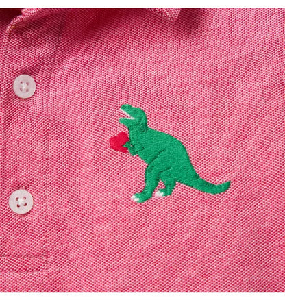 Dinosaur Heart Pique Polo