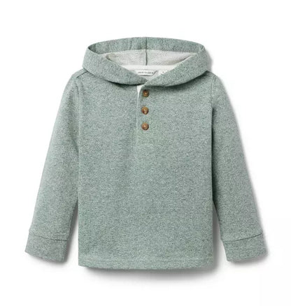 Herringbone Hooded Sweatshirt