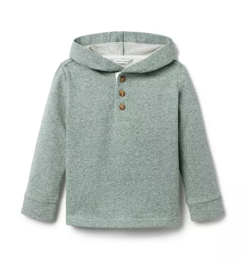 Herringbone Hooded Sweatshirt