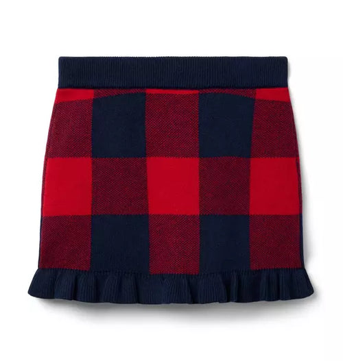 Plaid Sweater Skirt