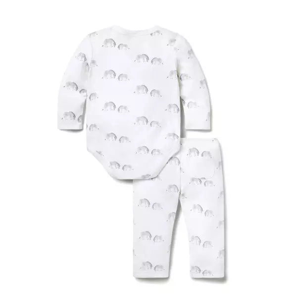 Baby Zebra Wrap Matching Set