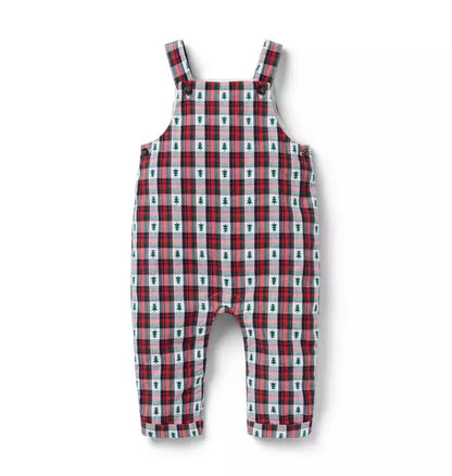 The Holiday Tartan Baby Overall