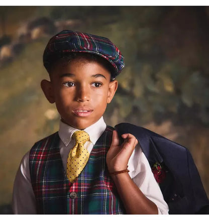 Tartan Newsboy Cap
