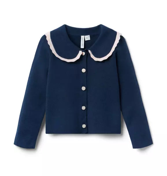 Crochet Collar Cardigan