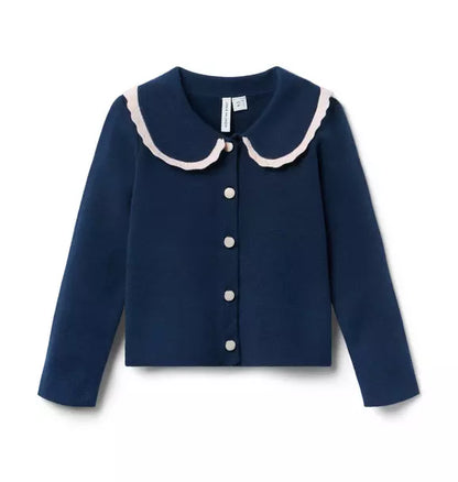 Crochet Collar Cardigan